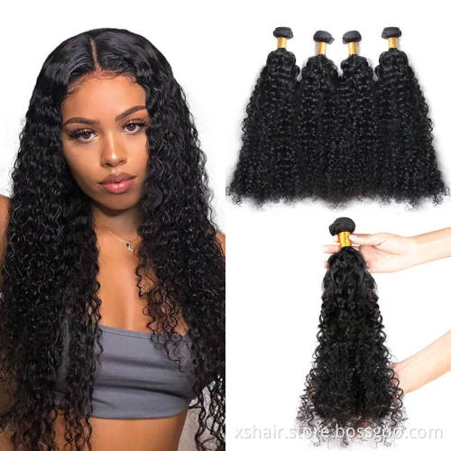 Wholesale virgin cuticle aligned hair unprocessed water wave bundles virgin human hair bundles